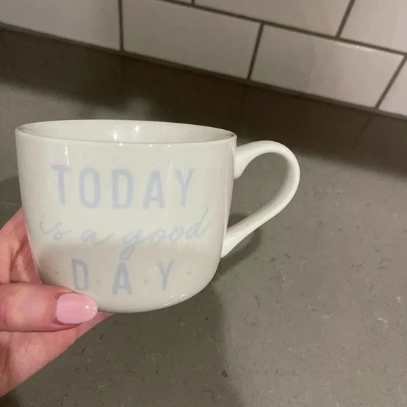 Opal House Porcelain Today Is A Good Day Coffee Mug White - Picture 2 of 4